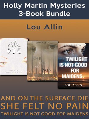 cover image of Holly Martin Mysteries 3-Book Bundle